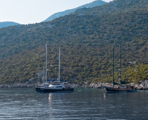 Sailing in Yesilova Gulf