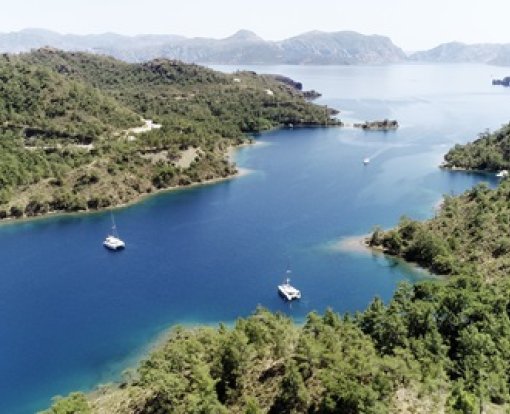 Sailing in North Side of Hisaronu Gulf